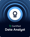 DataCamp Certified Data Analyst badge