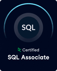 SQL Associate official badge